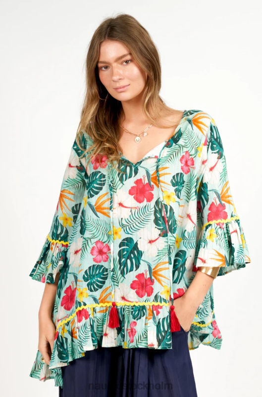 kvinnor Naudic hacienda tunika aruba kläder ZN2F6322