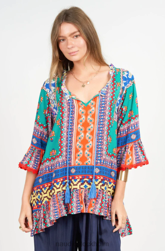 kvinnor Naudic hacienda tunika gobeläng kläder ZN2F6324