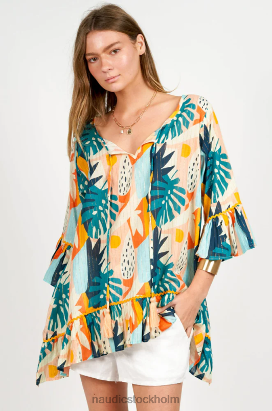 kvinnor Naudic hacienda tunika kuba kläder ZN2F6318