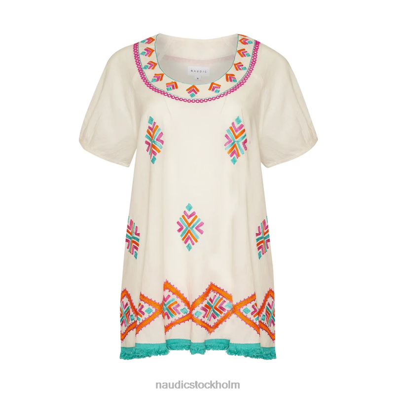 kvinnor Naudic sao paulo topp aztec broderi kläder ZN2F6320