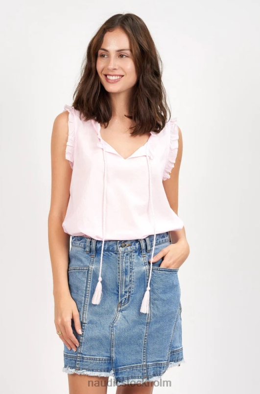 kvinnor Naudic sophia cami mjuk rosa kläder ZN2F6166