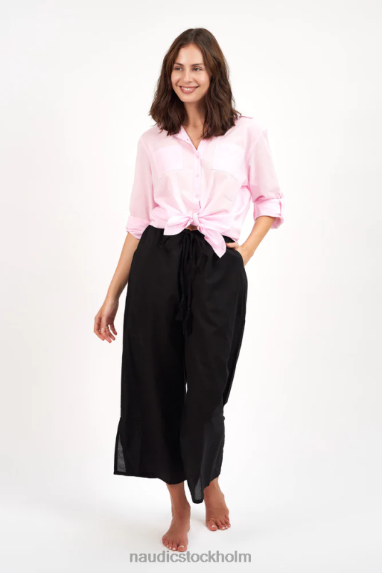 kvinnor Naudic strandbyxa svart kläder ZN2F6329