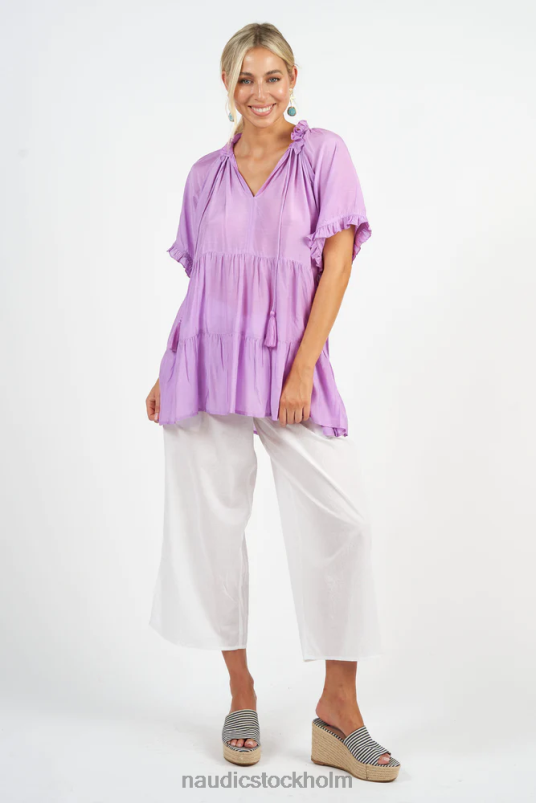 kvinnor Naudic strandbyxa vit kläder ZN2F6330