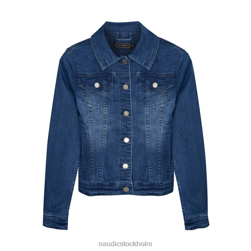 kvinnor Naudic country denim klassisk stretchjacka kläder ZN2F6258
