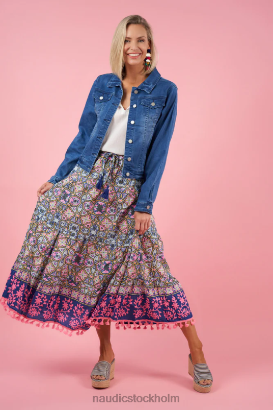 kvinnor Naudic country denim klassisk stretchjacka kläder ZN2F6258