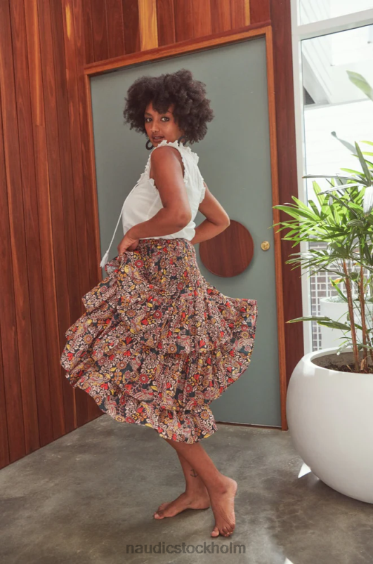 kvinnor Naudic sangria kjol beatrix kläder ZN2F6199