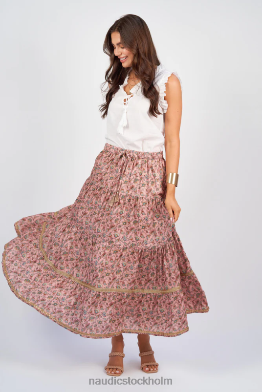 kvinnor Naudic skiktad kjol astor kläder ZN2F6200