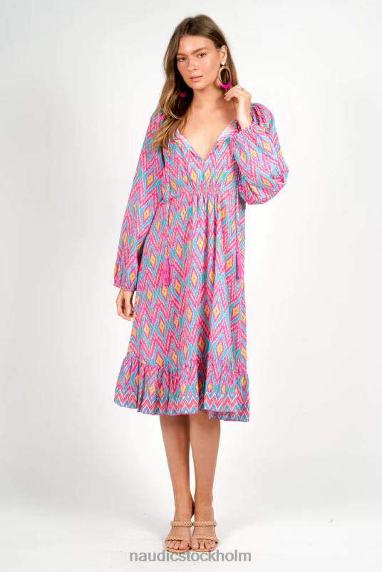 kvinnor Naudic allora klänning zumi kläder ZN2F6321