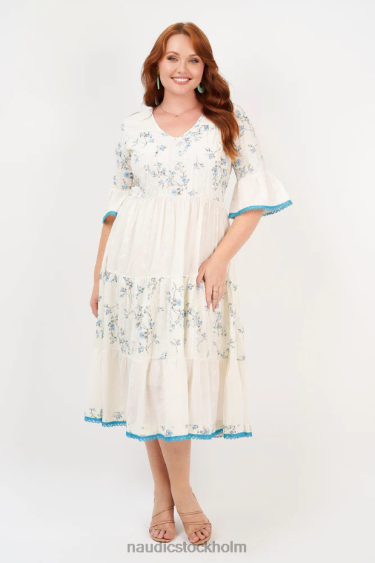 kvinnor Naudic avlon dress Society schiffli kläder ZN2F6358