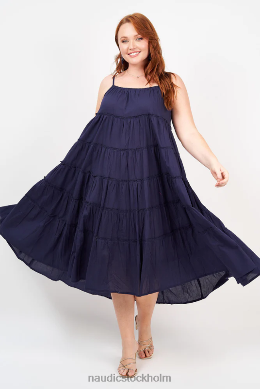 kvinnor Naudic hip hop klänning marinblå kläder ZN2F6100