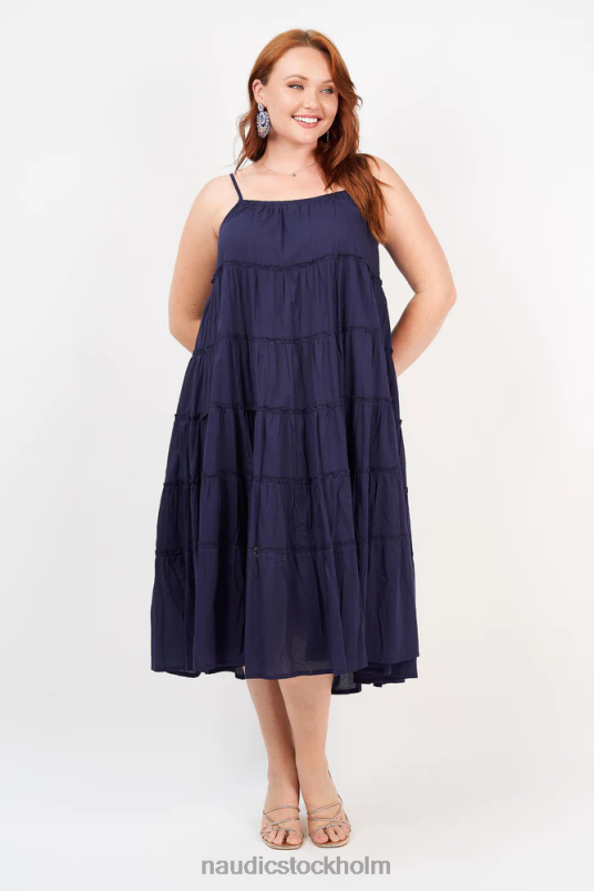 kvinnor Naudic hip hop klänning marinblå kläder ZN2F6100