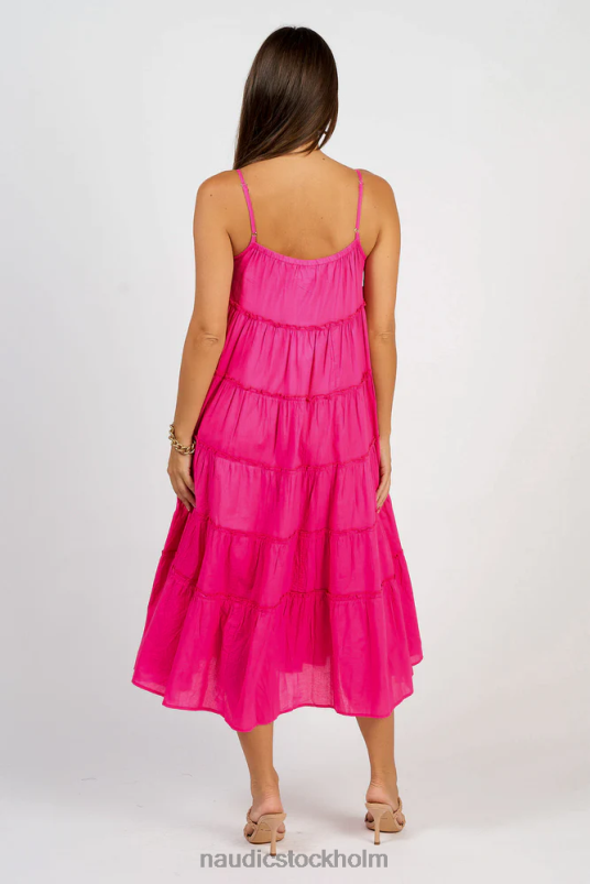 kvinnor Naudic hip hop klänning varm rosa kläder ZN2F6101