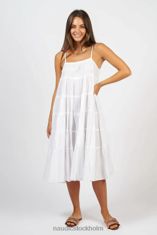 kvinnor Naudic hip hop klänning vit kläder ZN2F6103