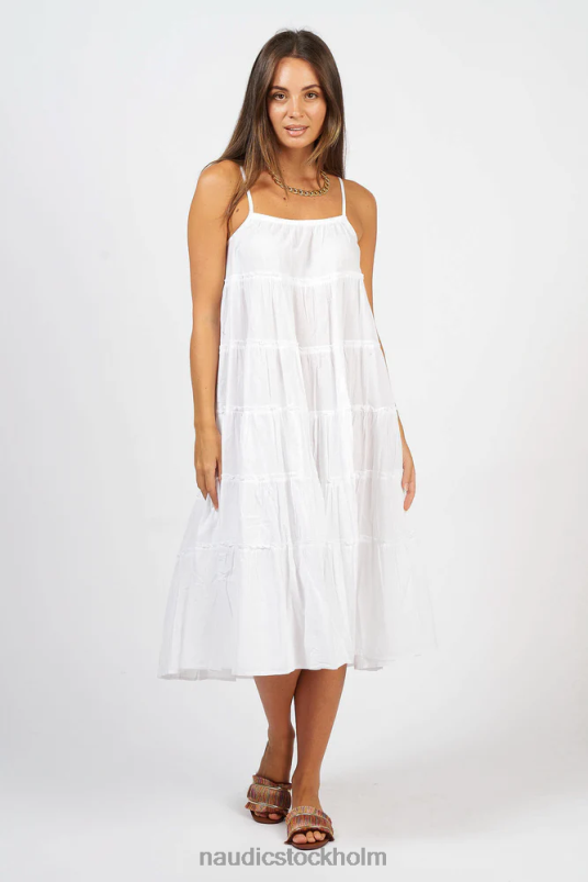 kvinnor Naudic hip hop klänning vit kläder ZN2F6103