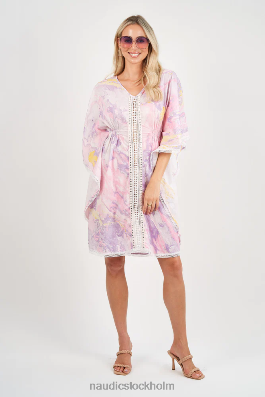 kvinnor Naudic kaftan klänning marmor kläder ZN2F6274