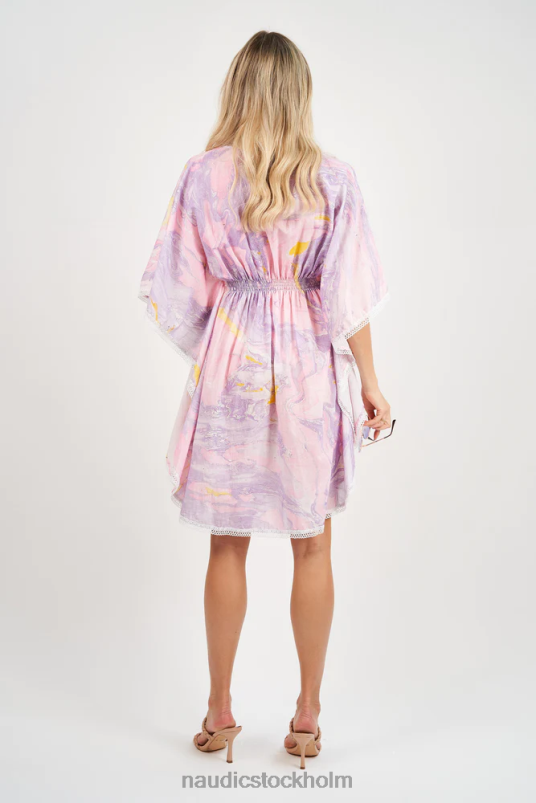 kvinnor Naudic kaftan klänning marmor kläder ZN2F6274