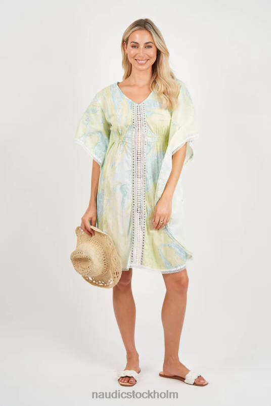 kvinnor Naudic kaftan klänning marmor kläder ZN2F6277