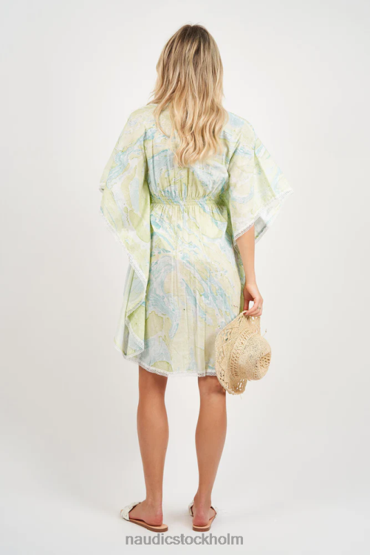 kvinnor Naudic kaftan klänning marmor kläder ZN2F6277