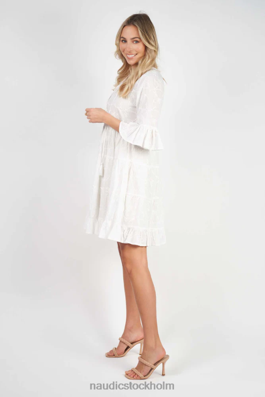 kvinnor Naudic libra klänning chantilly schiffli kläder ZN2F671