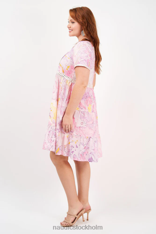 kvinnor Naudic libra klänning marmor kläder ZN2F6273