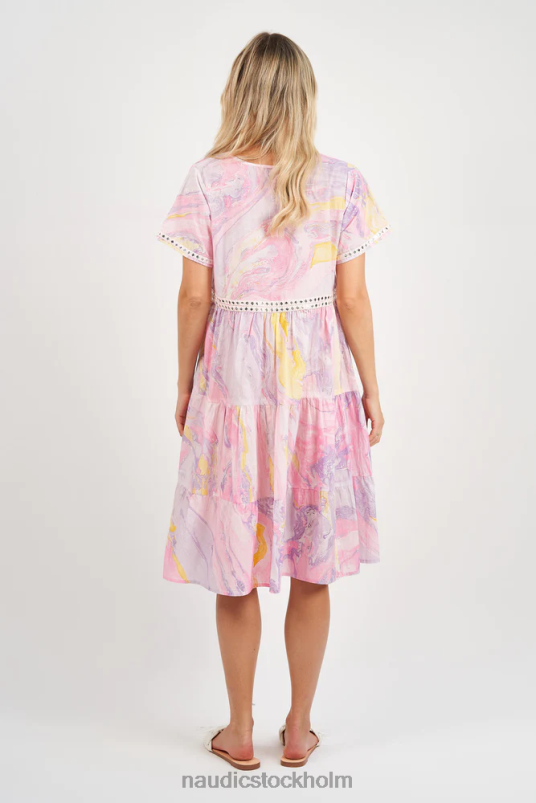 kvinnor Naudic libra klänning marmor kläder ZN2F6273