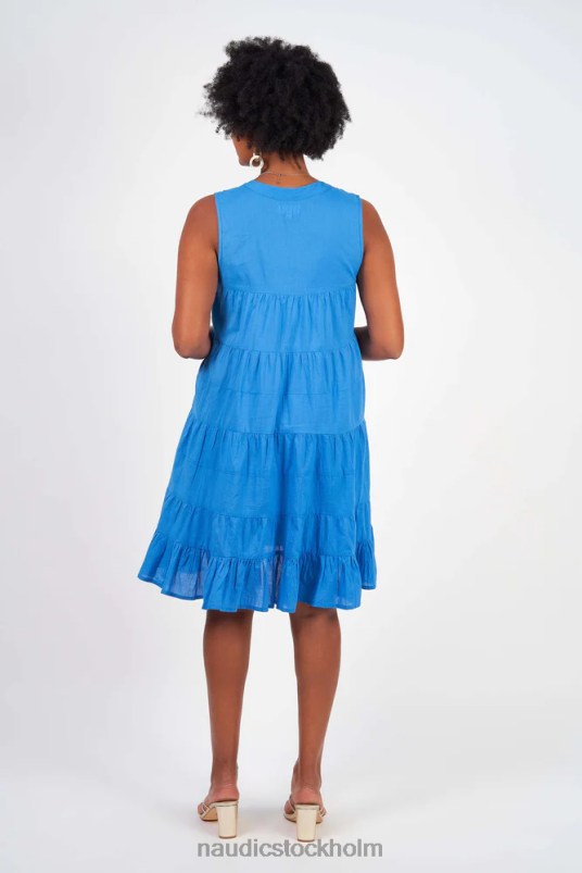 kvinnor Naudic lulu klänning blåklint kläder ZN2F6206