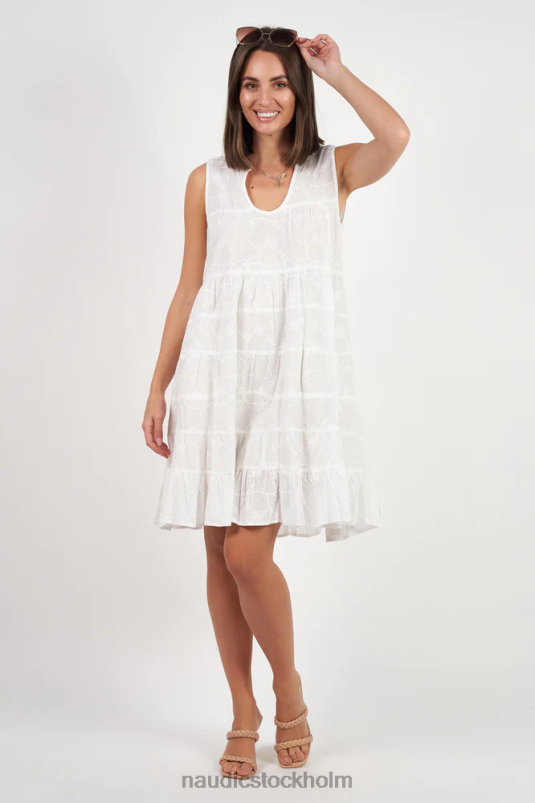 kvinnor Naudic lulu klänning chantilly schiffli kläder ZN2F673