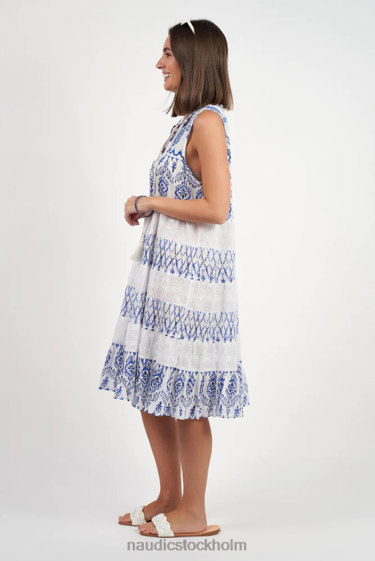 kvinnor Naudic lulu klänning viva broderie kläder ZN2F613