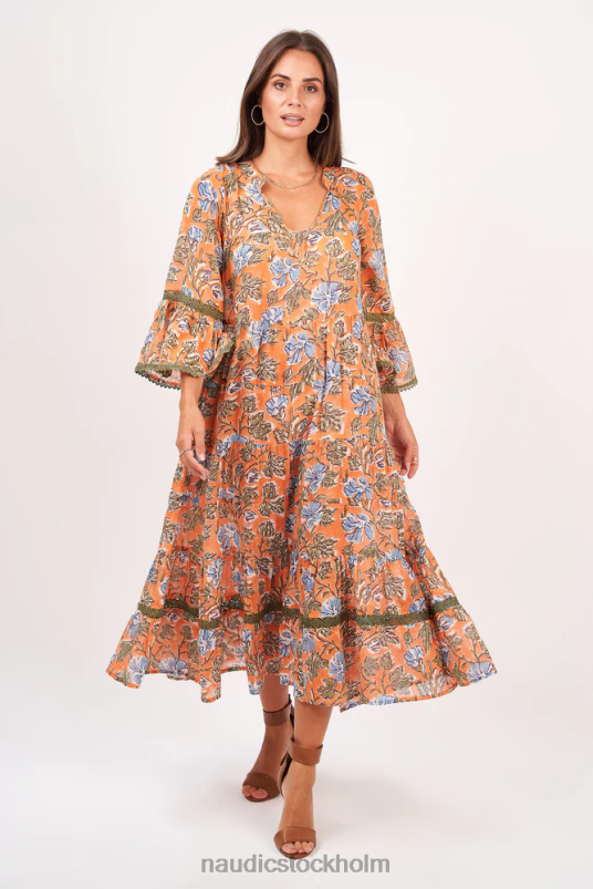 kvinnor Naudic lulu långärmad klänning montana kläder ZN2F6227