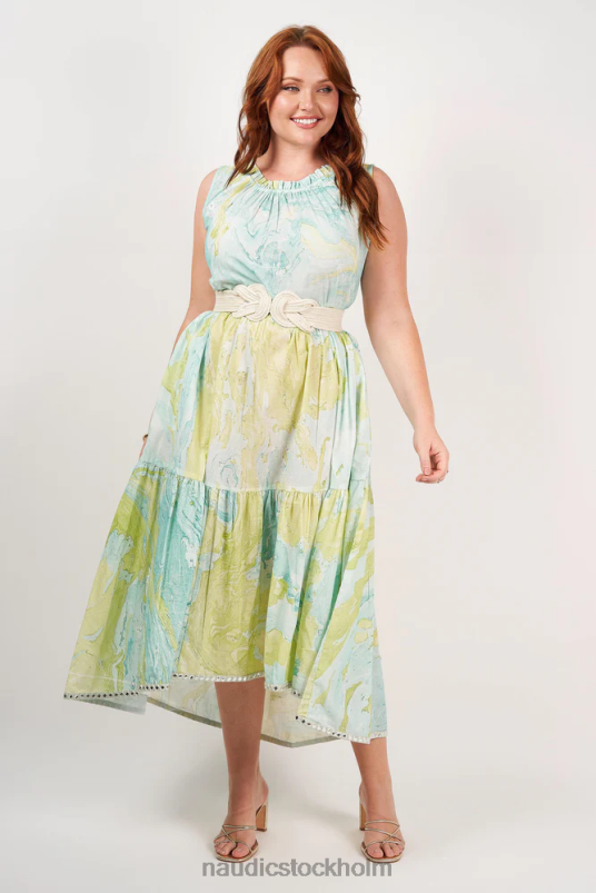 kvinnor Naudic mabel klänning marmor kläder ZN2F6276