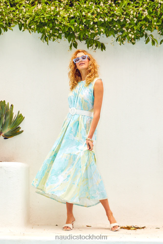 kvinnor Naudic mabel klänning marmor kläder ZN2F6276