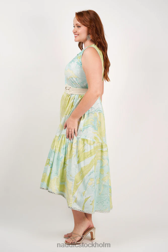 kvinnor Naudic mabel klänning marmor kläder ZN2F6276