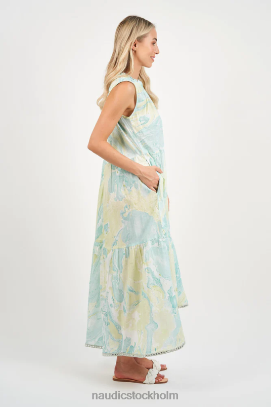 kvinnor Naudic mabel klänning marmor kläder ZN2F6276