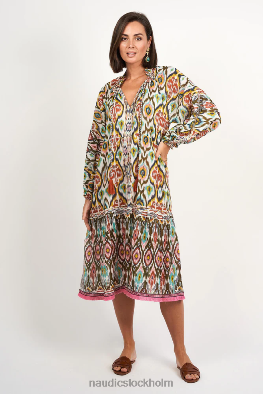 kvinnor Naudic molly dress gaia rust kläder ZN2F6390