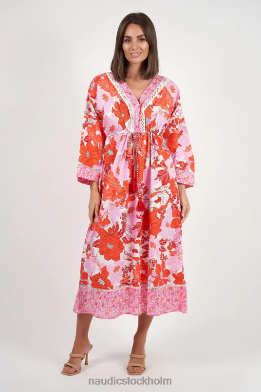 kvinnor Naudic rio klänning blommar kläder ZN2F64