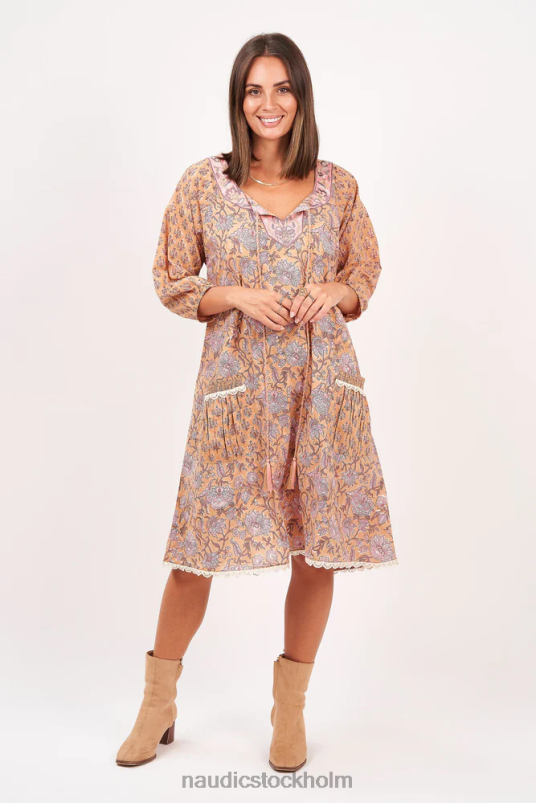 kvinnor Naudic sao paulo långärmad klänning prairie kläder ZN2F6230