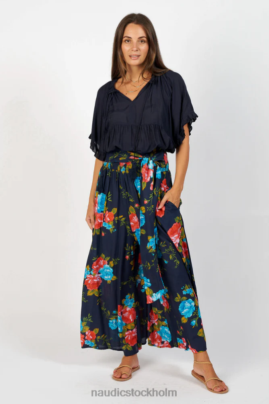 kvinnor Naudic matilda kortärmad marinblå kläder ZN2F6180