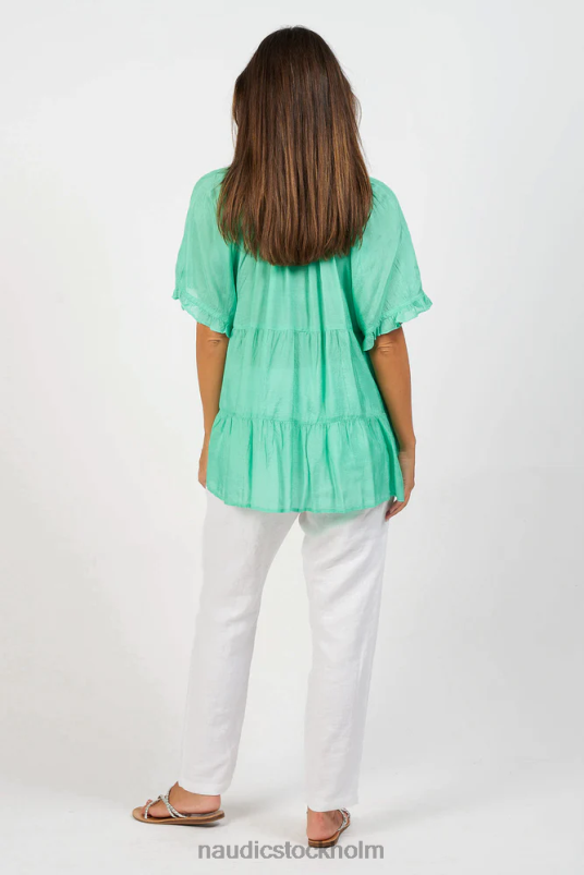 kvinnor Naudic matilda kortärmad smaragd kläder ZN2F6178