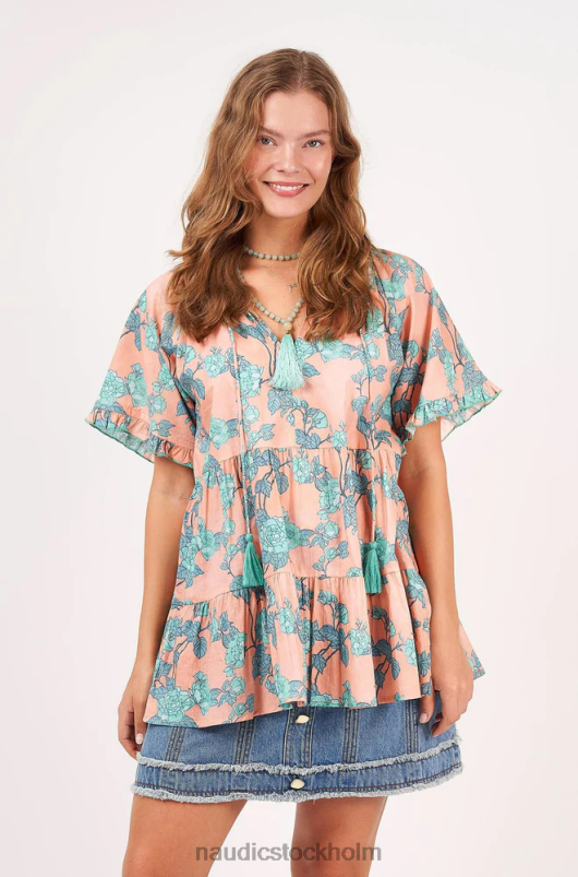 kvinnor Naudic matilda kortärmad topp sevilla kläder ZN2F6137