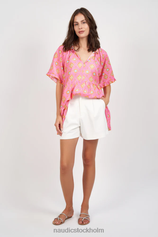 kvinnor Naudic matilda kortärmad toppbandhani kläder ZN2F6307