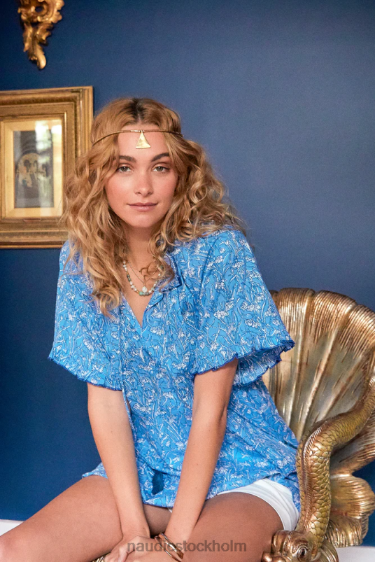 kvinnor Naudic matilda kortärmad toppvilla kläder ZN2F6280