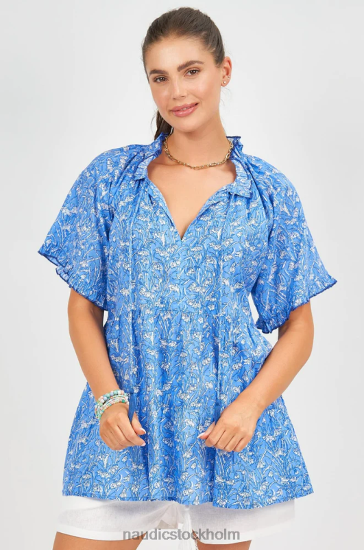 kvinnor Naudic matilda kortärmad toppvilla kläder ZN2F6280