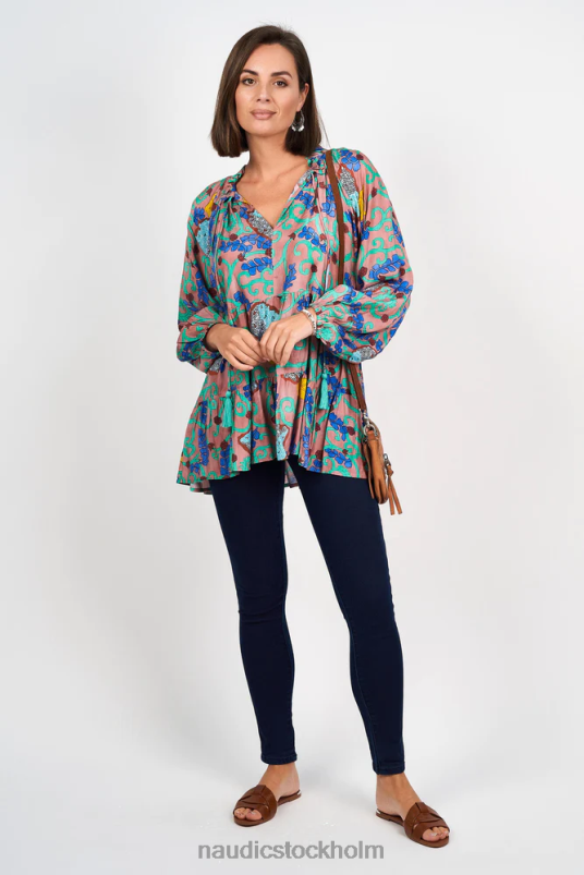 kvinnor Naudic matilda långärmad topp mira kläder ZN2F6222