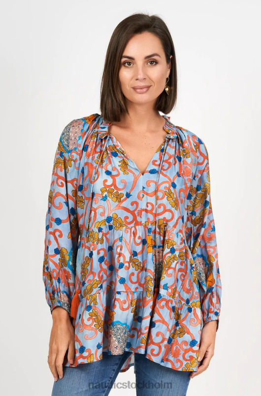 kvinnor Naudic matilda långärmad topp mira kläder ZN2F6224