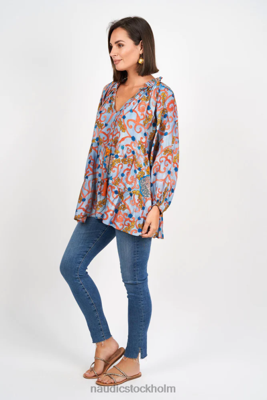 kvinnor Naudic matilda långärmad topp mira kläder ZN2F6224