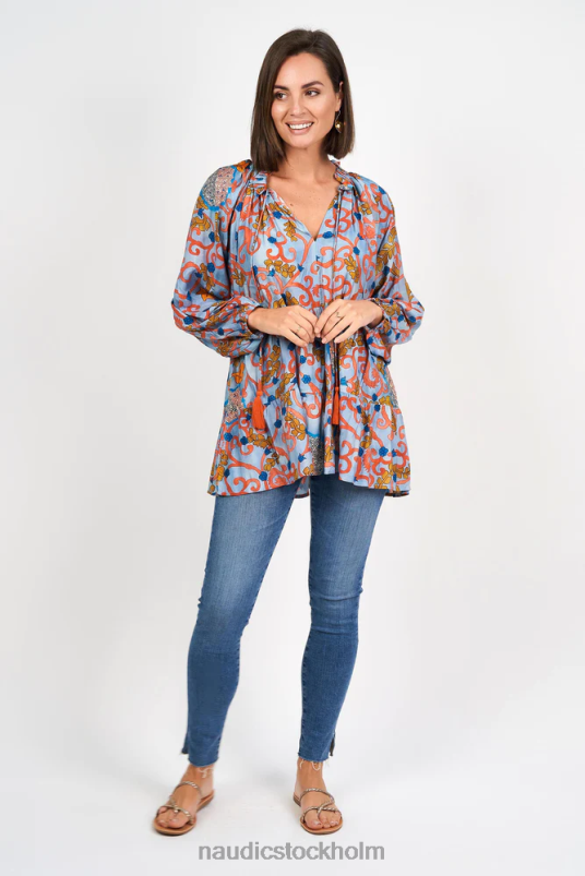 kvinnor Naudic matilda långärmad topp mira kläder ZN2F6224