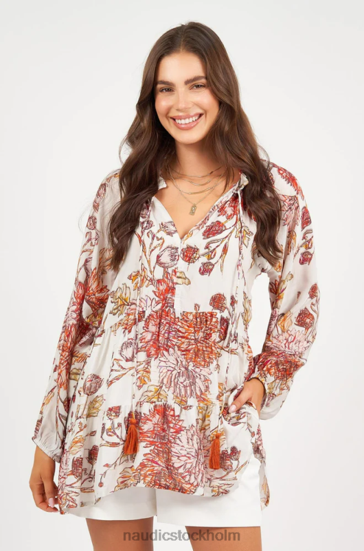 kvinnor Naudic matilda långärmad topp pil kläder ZN2F6161