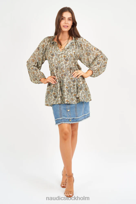 kvinnor Naudic matilda långärmad topp waldorf kläder ZN2F6162