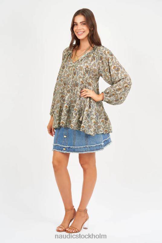 kvinnor Naudic matilda långärmad topp waldorf kläder ZN2F6162