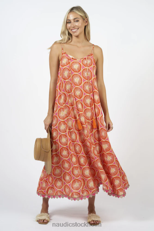 kvinnor Naudic astrid maxi arancia kläder ZN2F6293